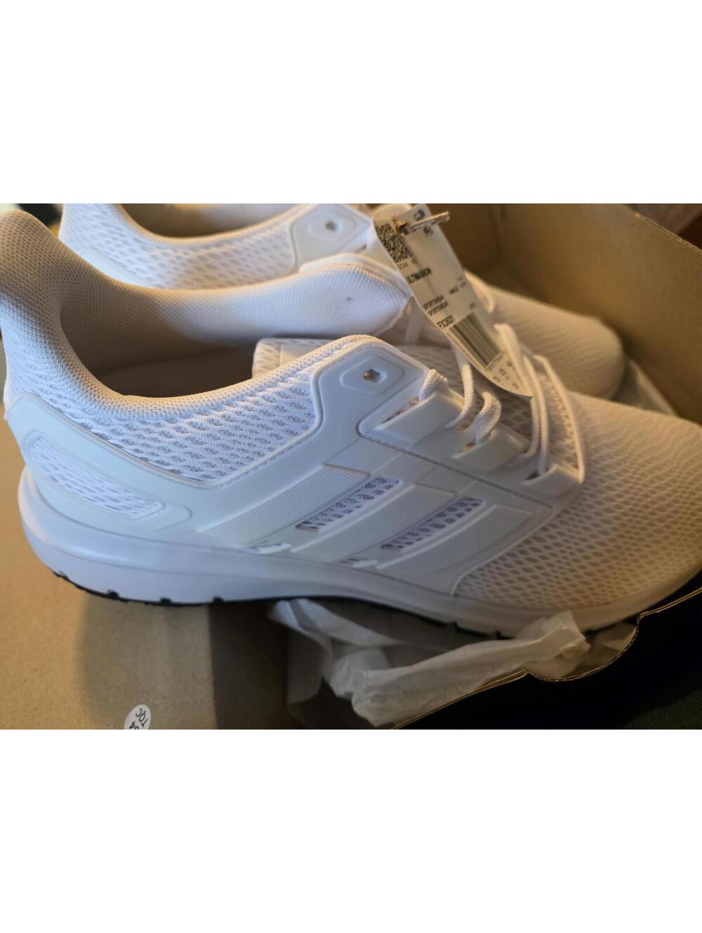 Mens Adidas Ulimashow Mens size 13 white on white - Picture 2 of 4